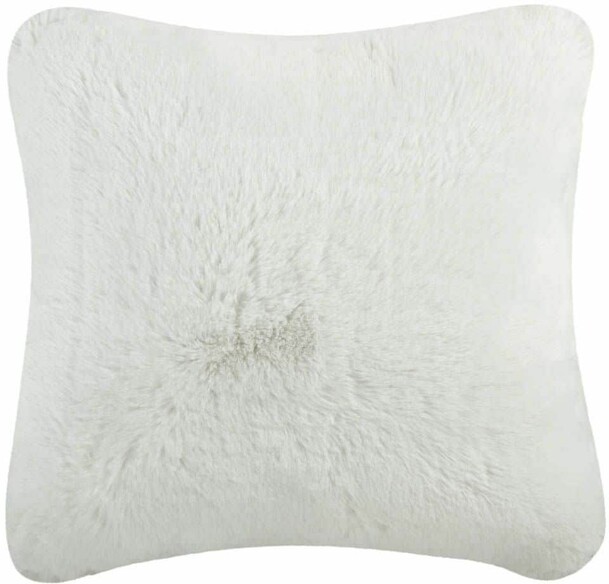 FAUX CHINCHILLA PILLOW